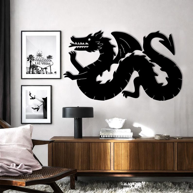 Dragon Metal Wall Art Mythical Home Decor Etsy dragon-metal-wall-art-mythical-home-decor-etsy