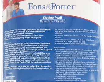 Fons & Porter Flannel Quilt Design Wall 60" x 72" (Grid Lines)