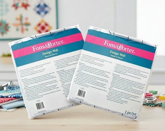 Fons & Porter Design Wall Pack | No Pins Needed Quilt Layout Boards (2 Pack)