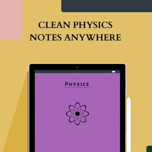 Physics Grid Digital Notebook | iPad & Android (PDF)