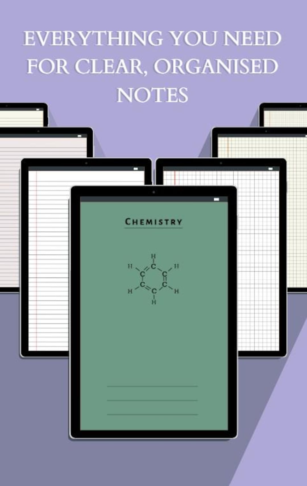 Chemistry Lab Notebook Rpint Grid Chemistry Digital Notebook Bundle | Grid & Line Paper (PDF Download) - Etsy