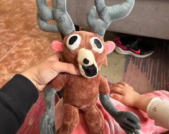 Toyverly Roblox “The Deer” Plush – 99 Nights in the Forest Inspired Collectible | Soft Stuffed Toy for Gamers & Kids