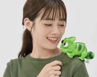 Pascal Rapunzel Chameleon Plush Toy Soft Stuffed Animals Plush Shoulder Plush Suitable for Parties Perfect Gift for Kids
