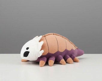 Silksong Bell Beast Plush • 30cm Soft Creature Toy • Hollow-Inspired Bug Plushie , Handmade Plush Toy