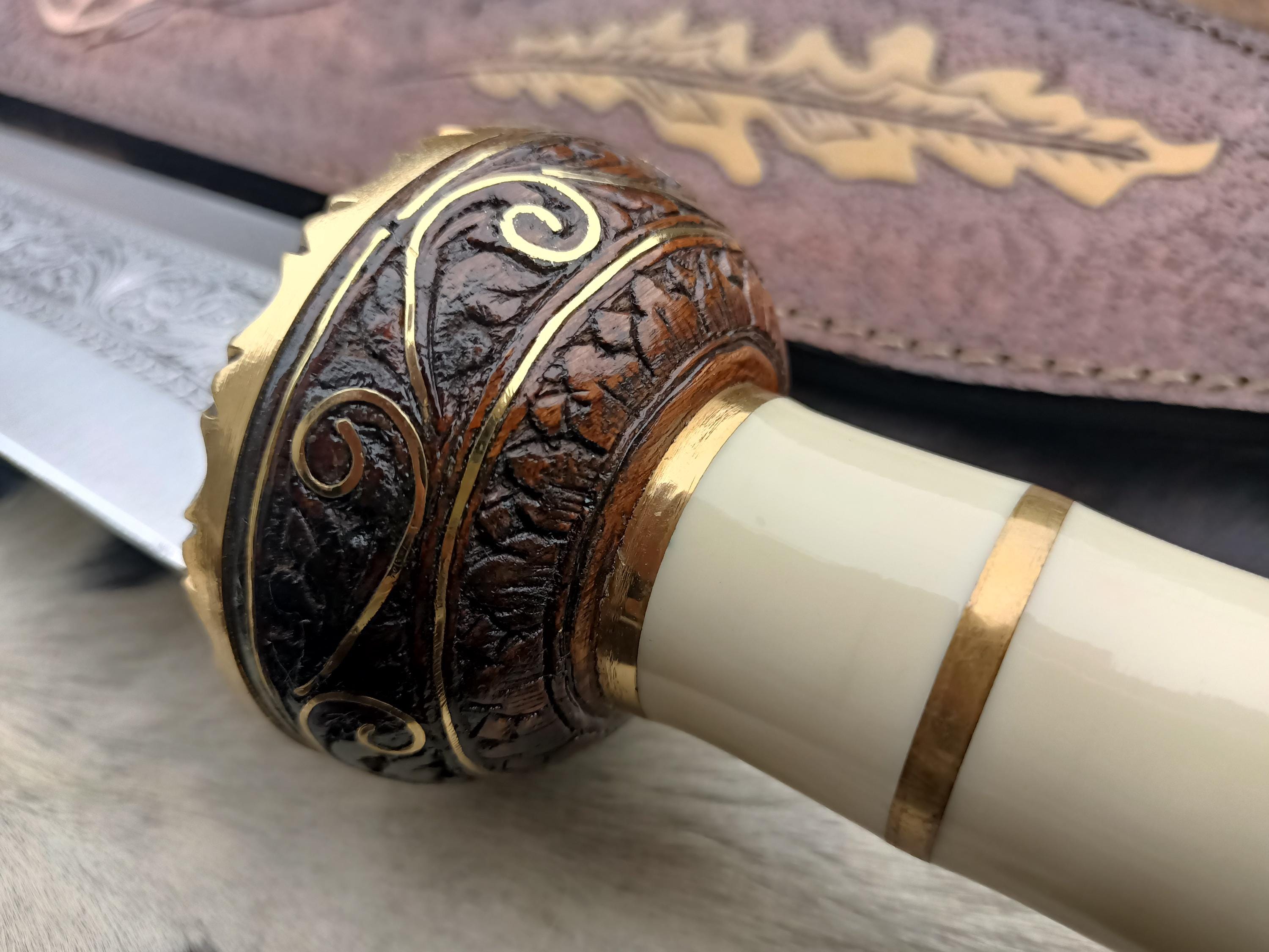 Hand Engraved Gladiator Roman Sword – 29” Decor Display, 440c Steel ...