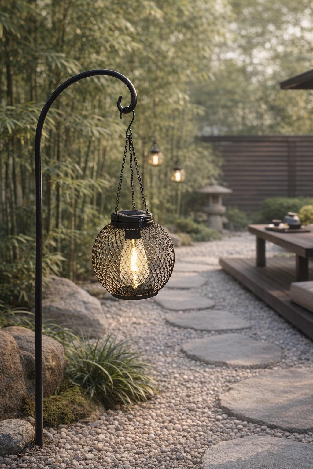 GALPADA 2stuks Waterdichte Japanse Decoratieve Lantaarns Opvouwbare