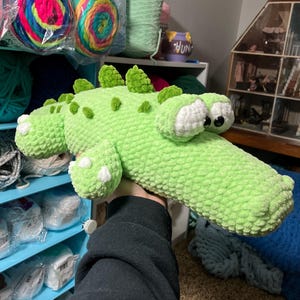 Jumbo Crocodile Plush Amigurumi