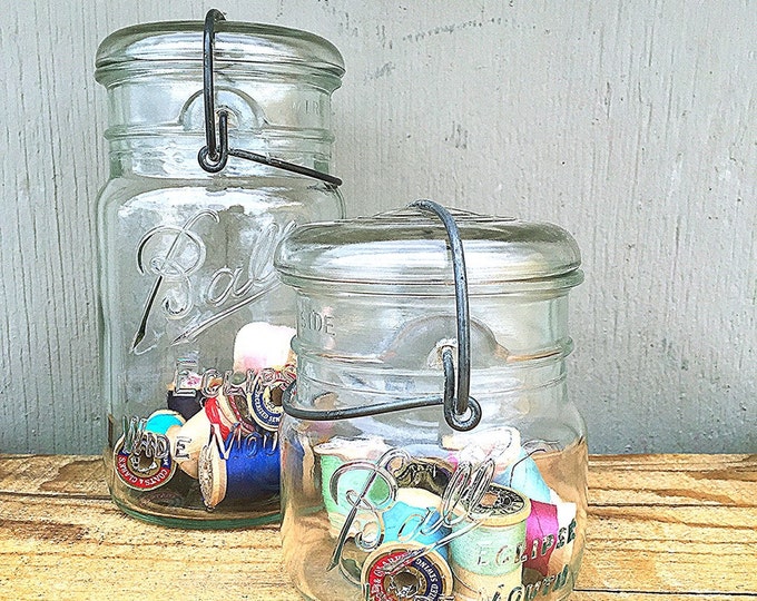 Mason Jar Vintage Ball Eclipse Wide Mouth Mason Jar Clear Etsy