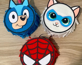 Handmade Mini Pinatas, Party Favors (4 Inch Diameter)