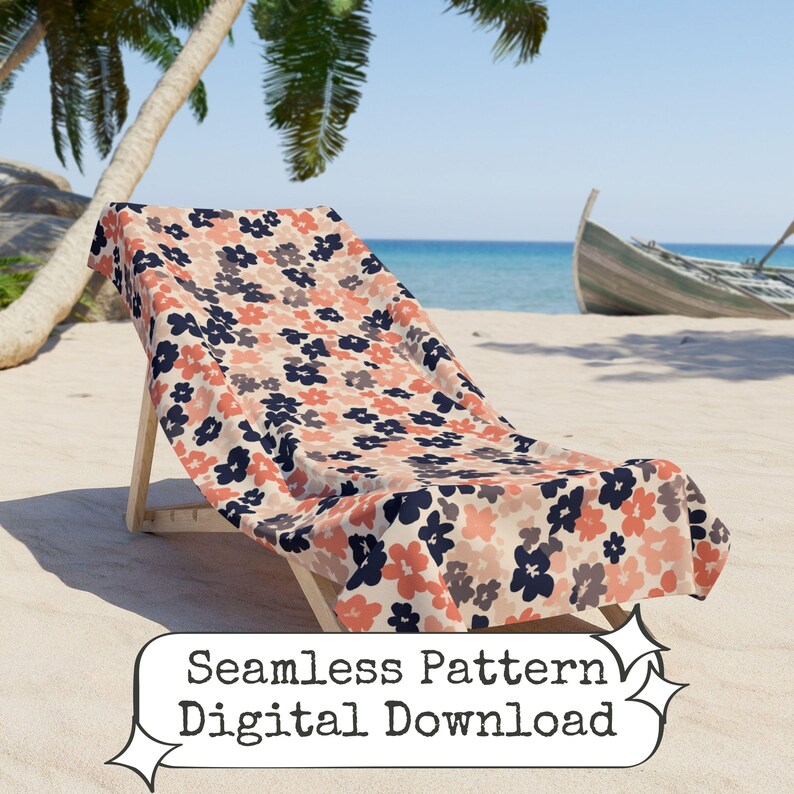 Tropical Seamless Pattern Pack, Hawaiian Sunset Digital Paper Bundle ...