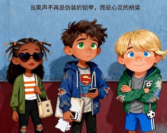 躲在笑话背后的男孩 - El niño detrás de los chiste, libro infantil chino, PDF EPUB Descarga digital