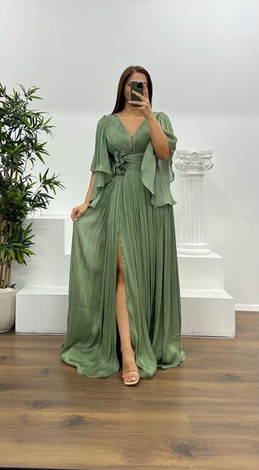 etsy plus size formal dresses Standards & Practices Plus Size Women's Teal Wrap Over Flared Sleeve Skirt Dress