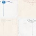 Printable Vintage Postcard Backs Set No. 1 Digital - Etsy