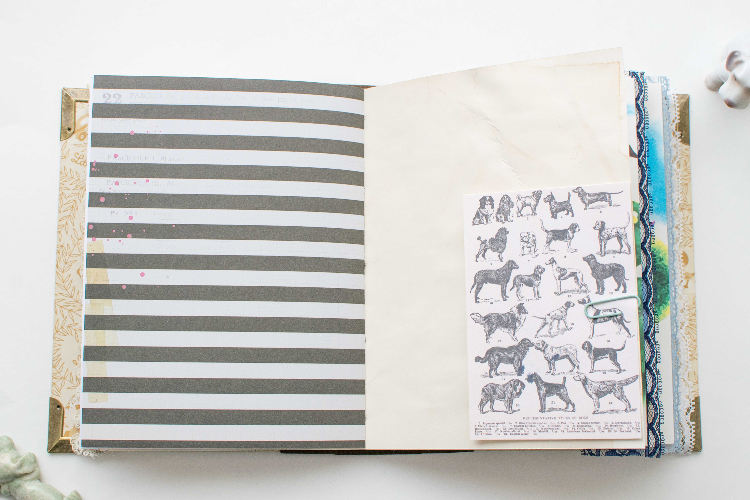 Junk Journal | Poky Little Puppy | Handmade Hardcover | 152