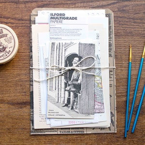 Pen Pal Kit | 30 Piece Ephemera | Artist & Musician Kit, Stationery, Happy Mail, Letter Writing, Scrap Pack, Card Making, Junk Journal