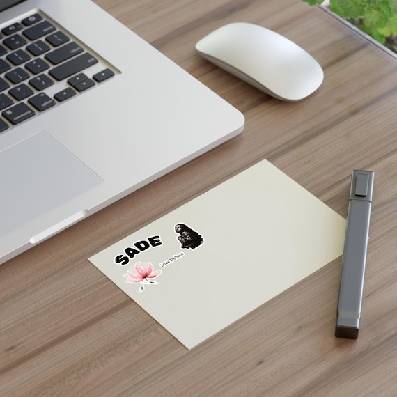 Sade Aesthetic Sticker Sheet - Floral & Statue Decorative Decals