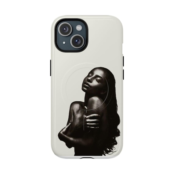 Silhouette Black Woman Phone Case | Tough Magnetic Case