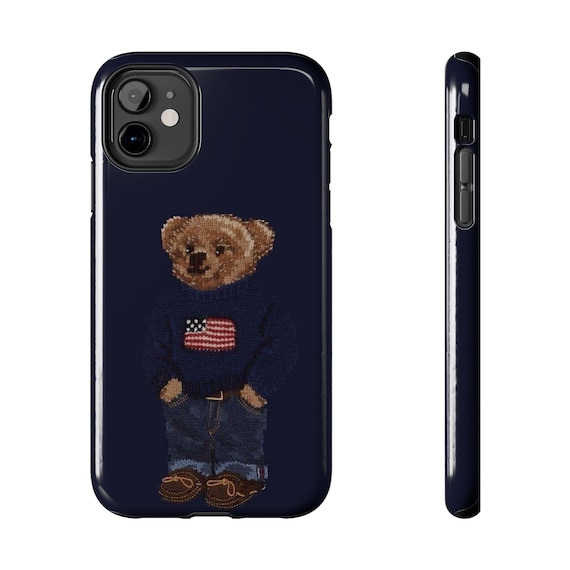 Cute Bear Design Tough Phone Case | Cute Graphic Phone Cover