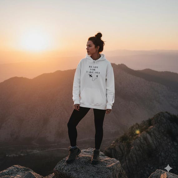 Travel Sweatshirt | Adventure Map Hoodie, Wanderlust Travel Pullover