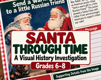 Christmas History Activity, CER Writing & Secondary Source Analysis, Middle School Social Studies