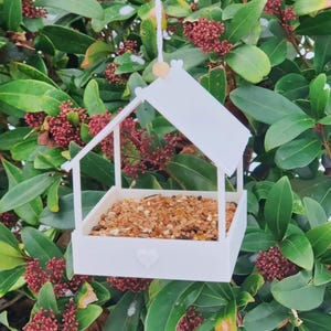 3D print file for bird feeder | printable in one piece | bundle of 2 variants | garden stake & hanging | STL 3MF | commercial license included image 4