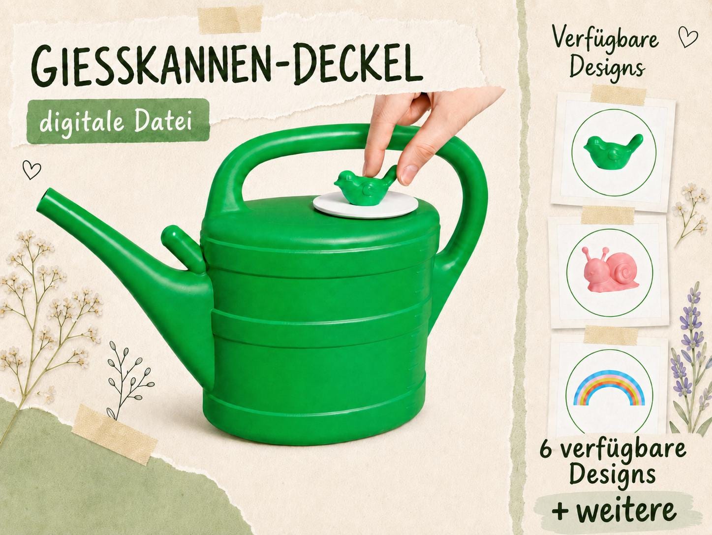 Gießkanne deckel
