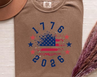 1776 Shirt, Patriotic 4th of July Tee, American Flag Shirt, USA Independence Day Shirt, Vintage America Tee, Unisex Patriotic Shirt