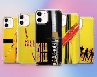 Kill Bill Phone Case Yellow Movie Cover for iPhone 17Pro, 17, 16, 15, 14, 13, 12, Samsung S26, A56, S25, S24, A16, Pixel 10, 10Pro, 9A, 9Pro