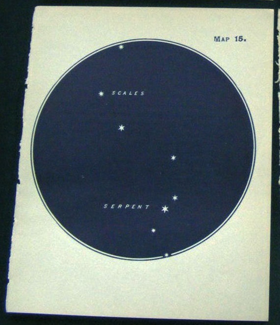 Antique Star Chart