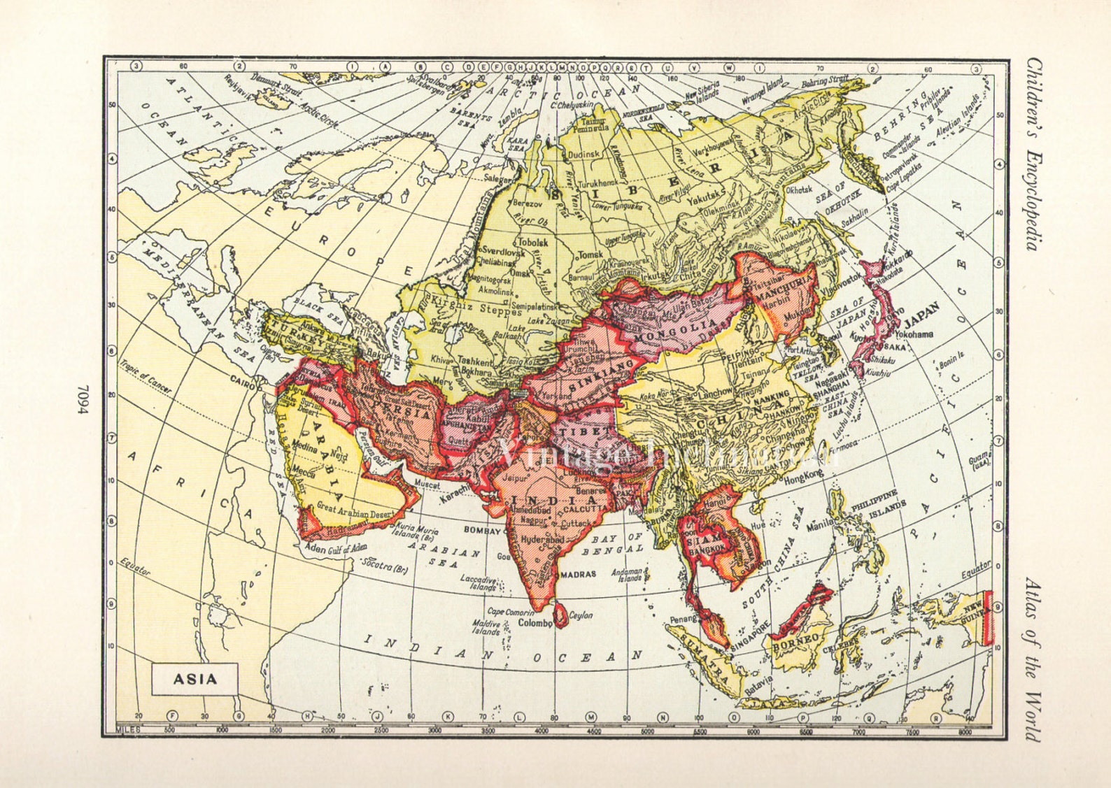 Китай 1936 карта