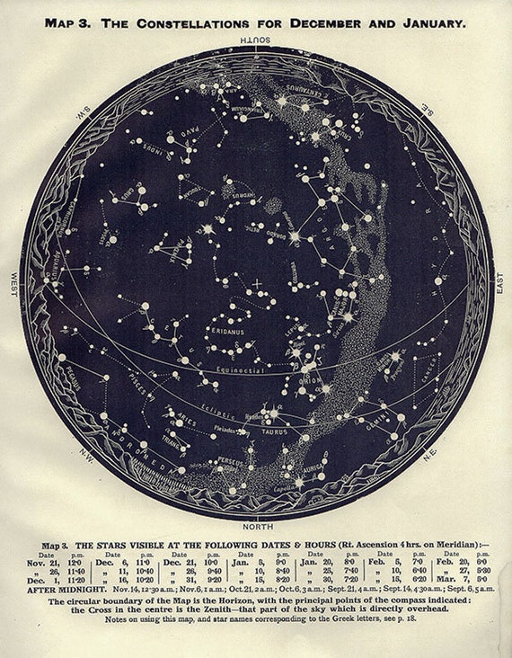 Antique Star Chart