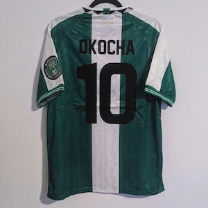 Maillot Nigeria 1994 #10 OKOCHA - Neuf Avec étiquette - Taille M - Coupe Du Monde