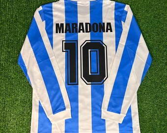 Maillot Le Coq Sportif Argentine 1986 – Maradona N°10 – Taille M – Collection