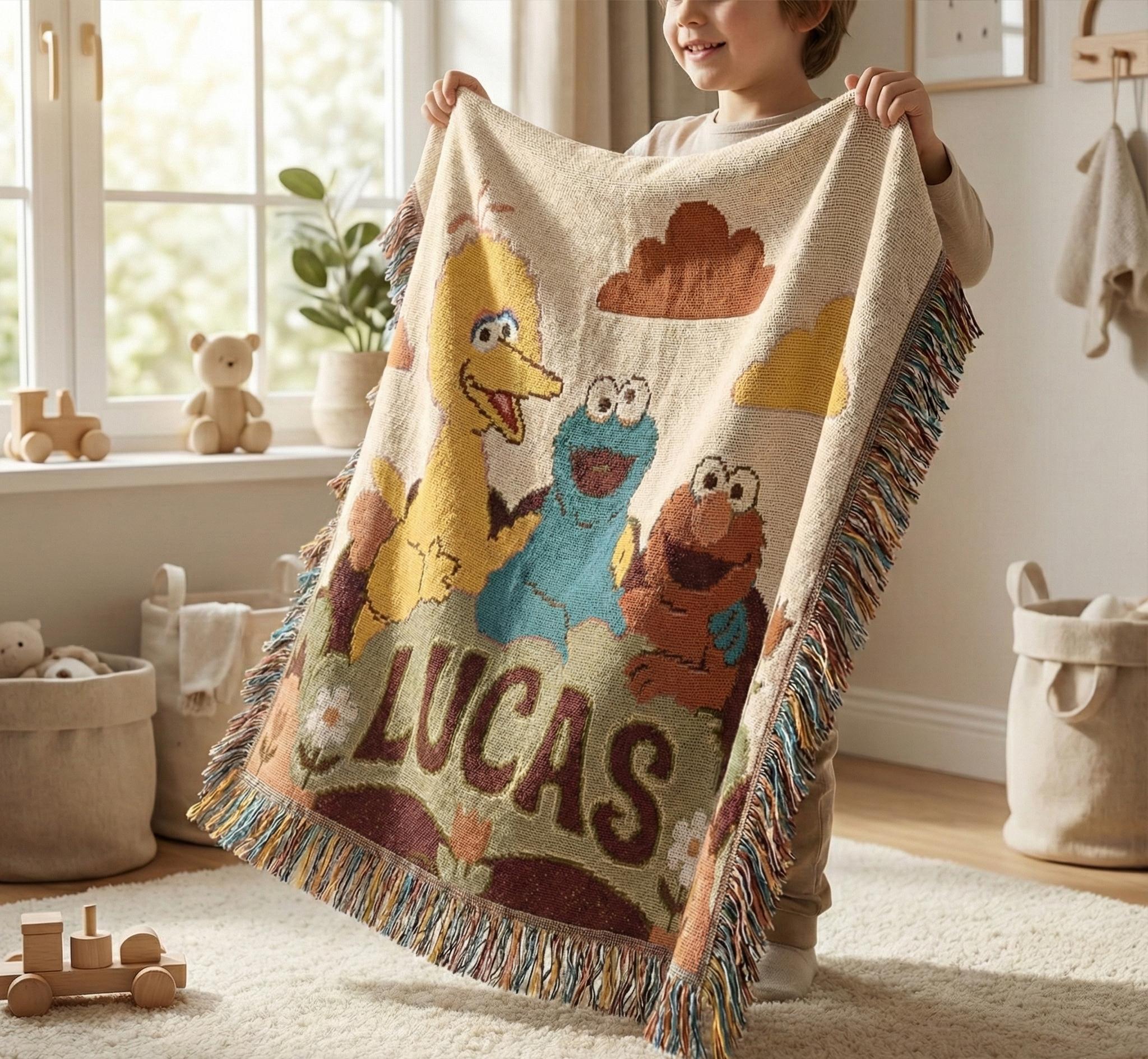 Parure De Draps Sesame Street 100% Coton - Taille Twin - Neuf Avec étiquettes