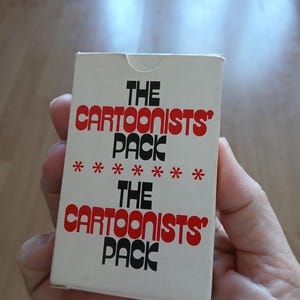 The Cartoonists&#39; Pack Vintage Playing Cards