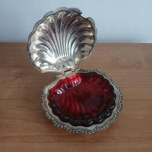 Vintage Silver Plate Caviar or Butter Dish