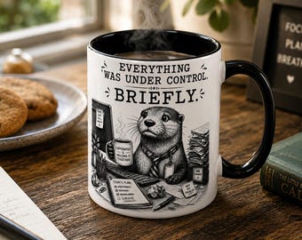 Funny Otter Mug Office Humor Coffee Cup Sarcastic Coworker Gift Ceramic