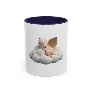 Angel Baby Memorial Mug | 3D Puffy Infant Loss Remembrance Cup | Miscarriage Bereavement Gift | Sympathy Gift for Mom | Stillborn Keepsake image 11