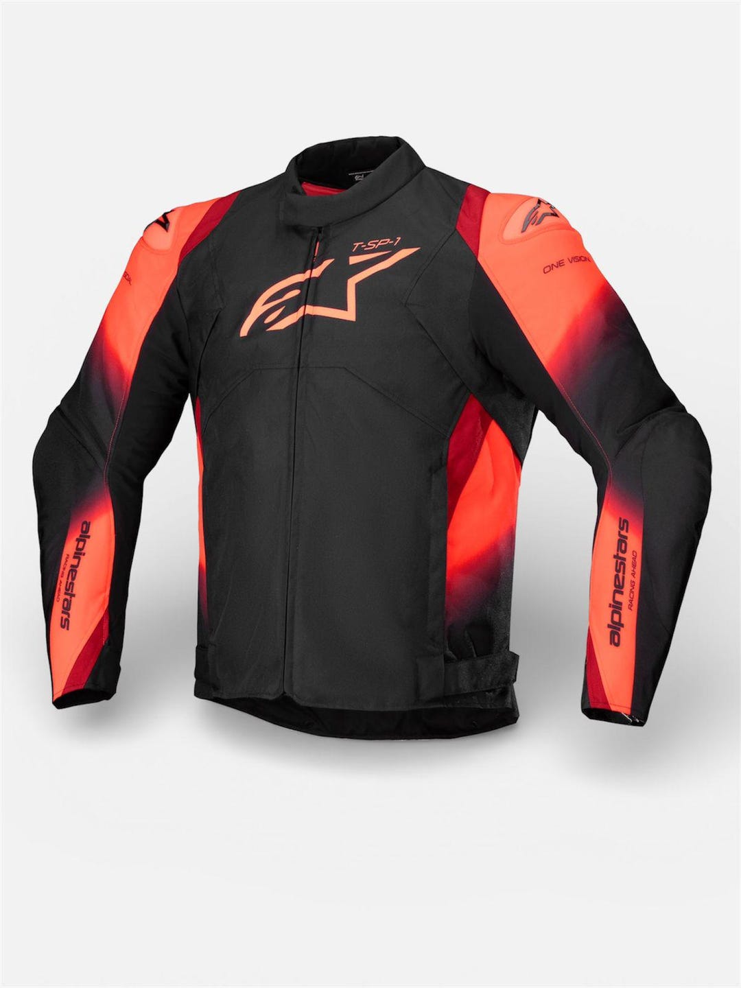 Armored Motorcycle Racing Jacket - Black & Red Sportbike Riding Gear - Etsy