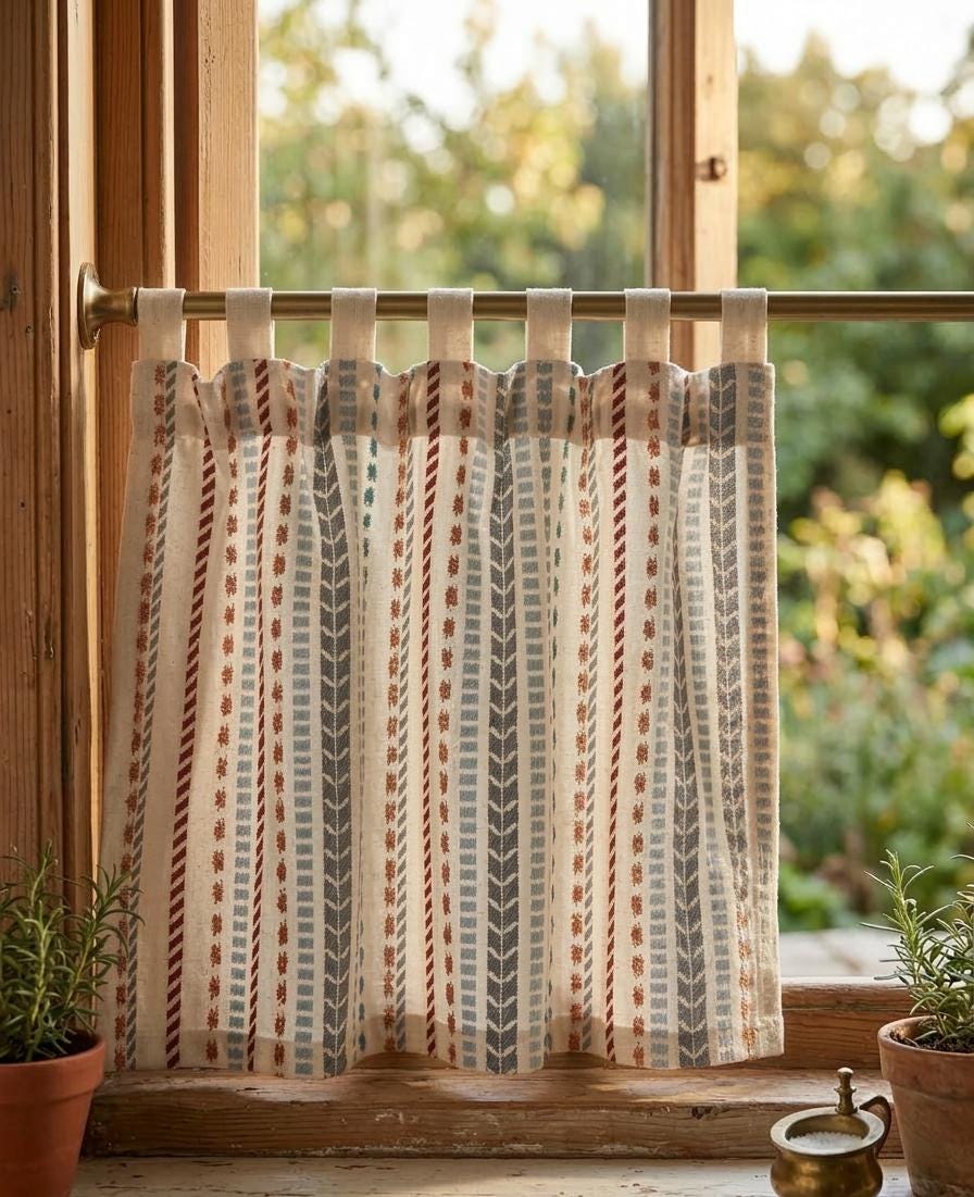 Tende in lino ricamate | homify