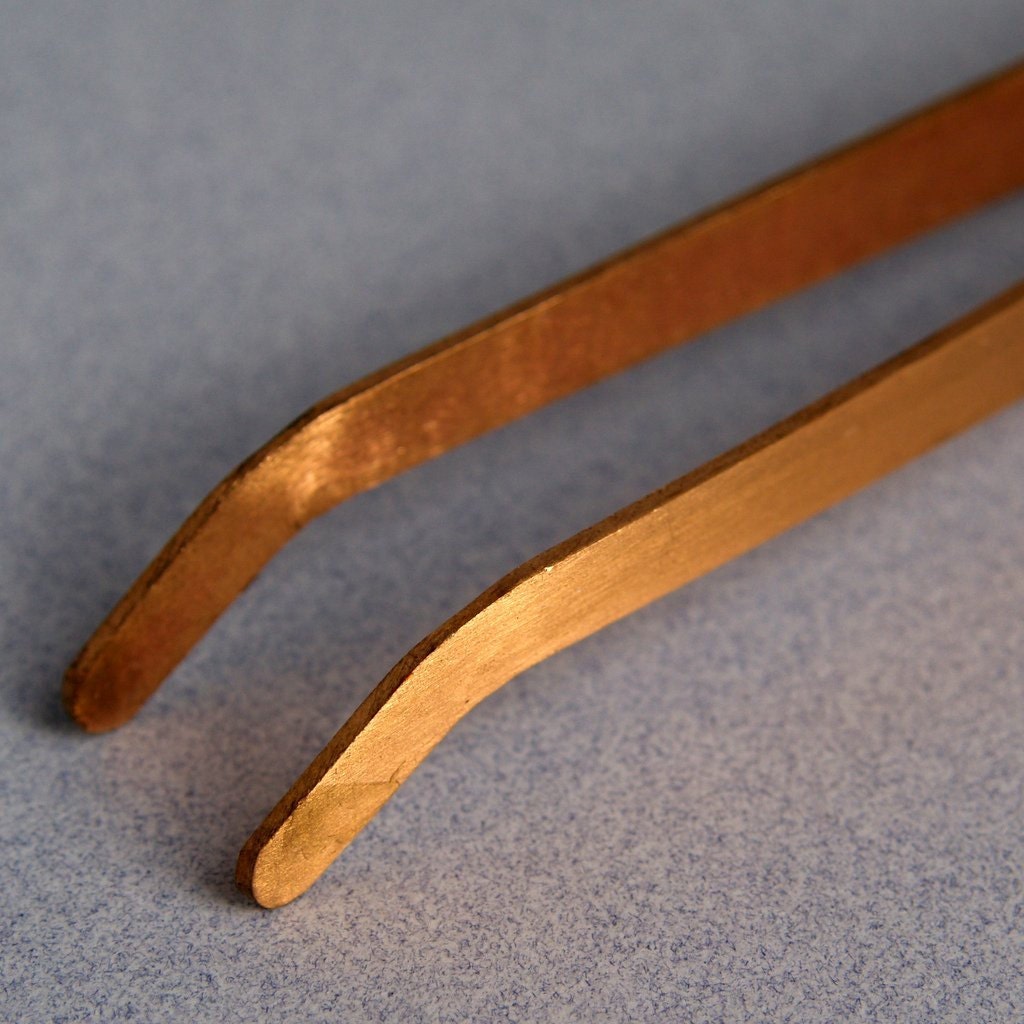 COPPER TONGS Curved for use in Soldering and Pickling Metal Etsy