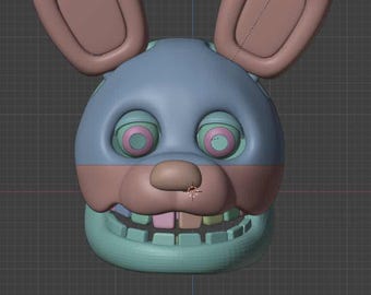 Żółty Królik STls Fnaf 2 Film Dokładny