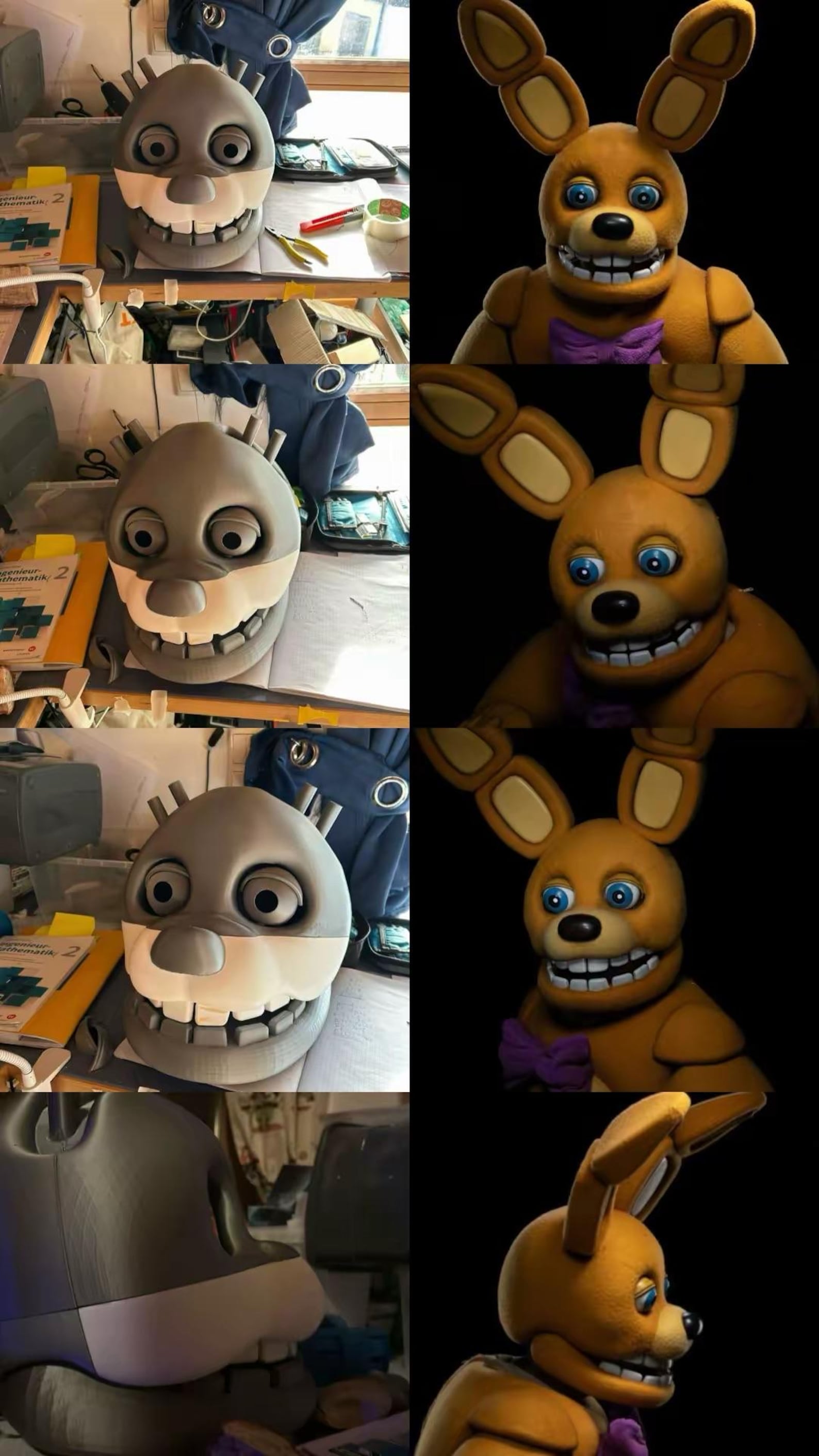 Yellow Rabbit Stls Fnaf 2 Movie Accurate for 3D Printing - Etsy