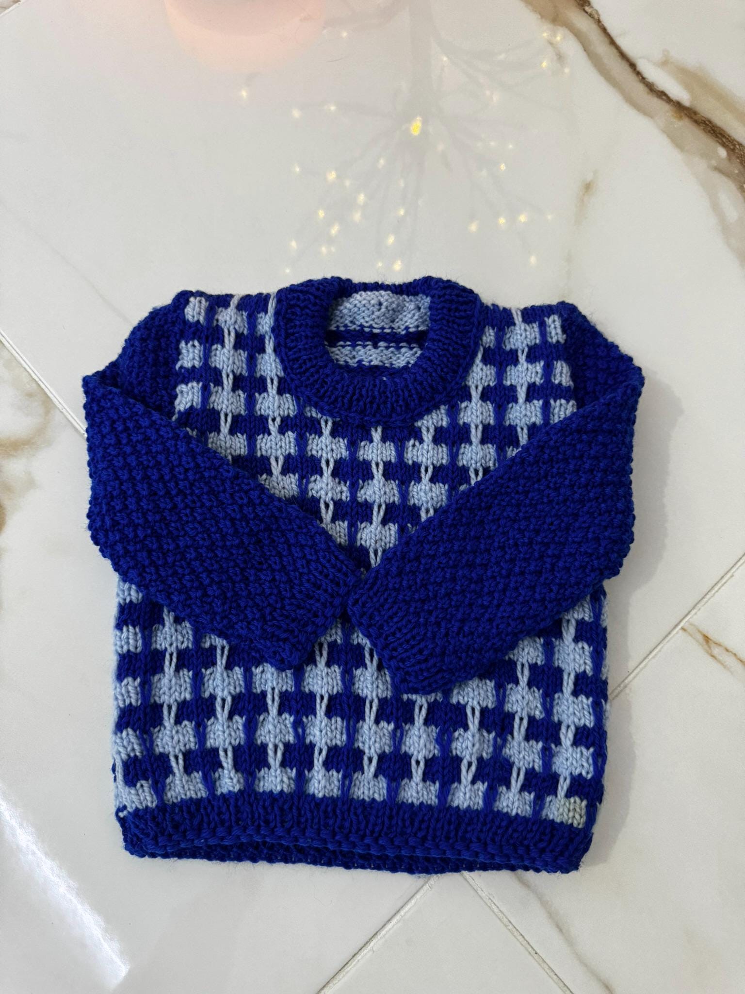 Checkered Knit Top Pattern - Etsy