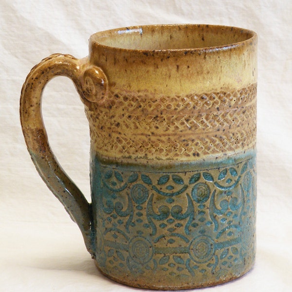 12oz stoneware southwest mug