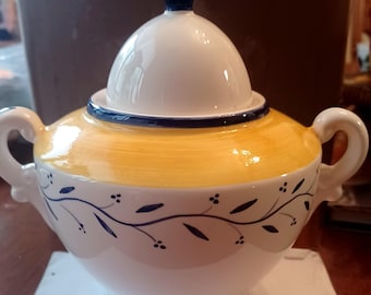 Azucarero de cerámica fabricado en Portugal