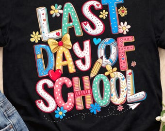 Last Day Of School Png, Retro School Png, Coquette Bow Png, Ditsy Floral Png, Preppy School Png, Patchwork School Png, (Digital Download)