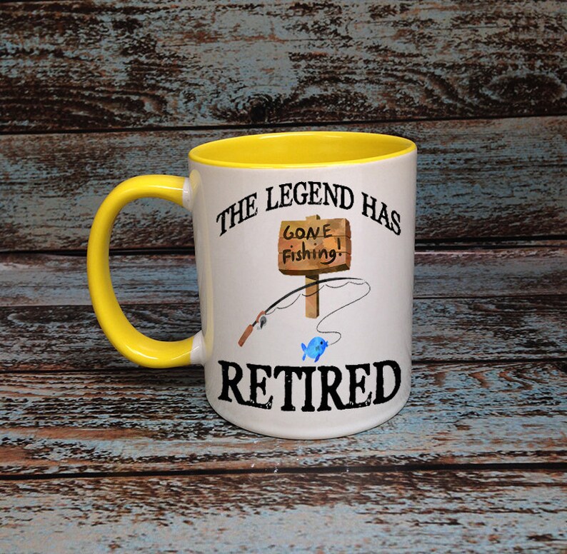 Gifts for fishermen Funny Fishing Mug Retirement gift for Etsy