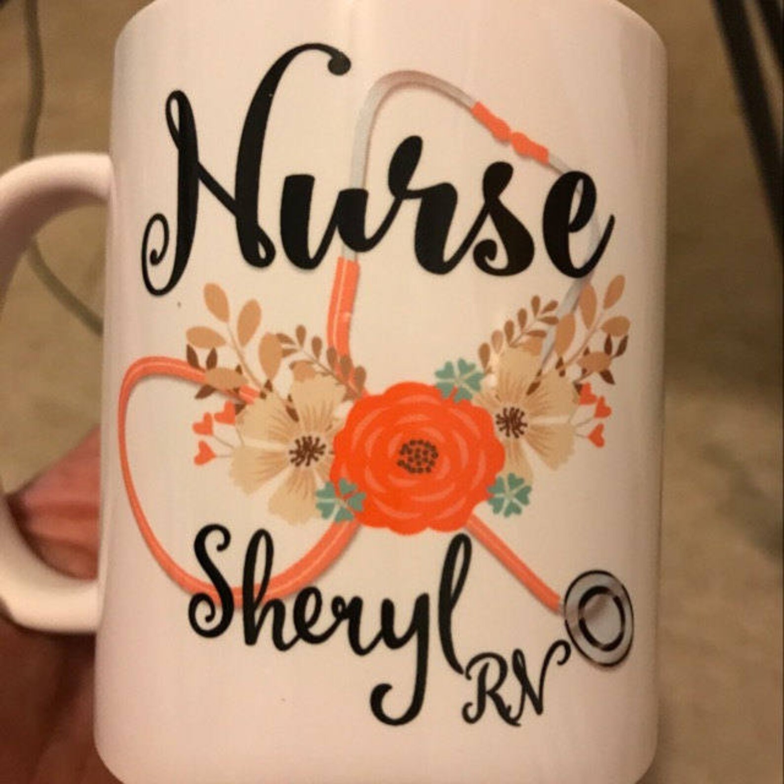 Nurse Mug Nurse Name Gifts Personalized Nurse Mug Nurse Etsy
