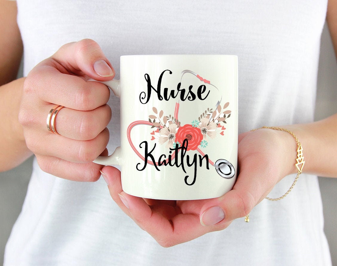 Nurse Mug, Nurse Name Gifts, Personalized Nurse Mug, Nurse Coffee Mug…